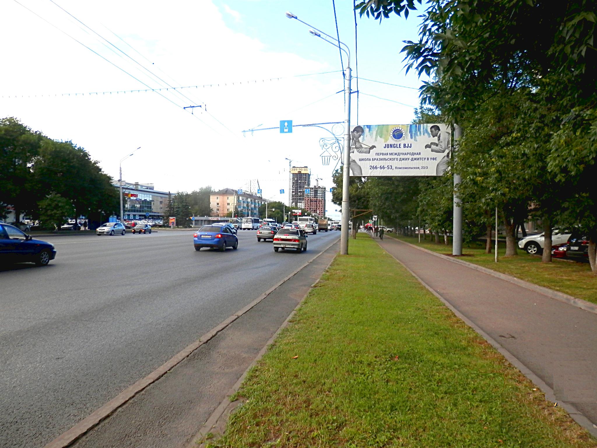 Фотография рекламного носителя, тип: Билборд 3x6, адрес: Октября пр-т., д.132, Уфа, Республика Башкортостан, Россия. Сторона А №748261