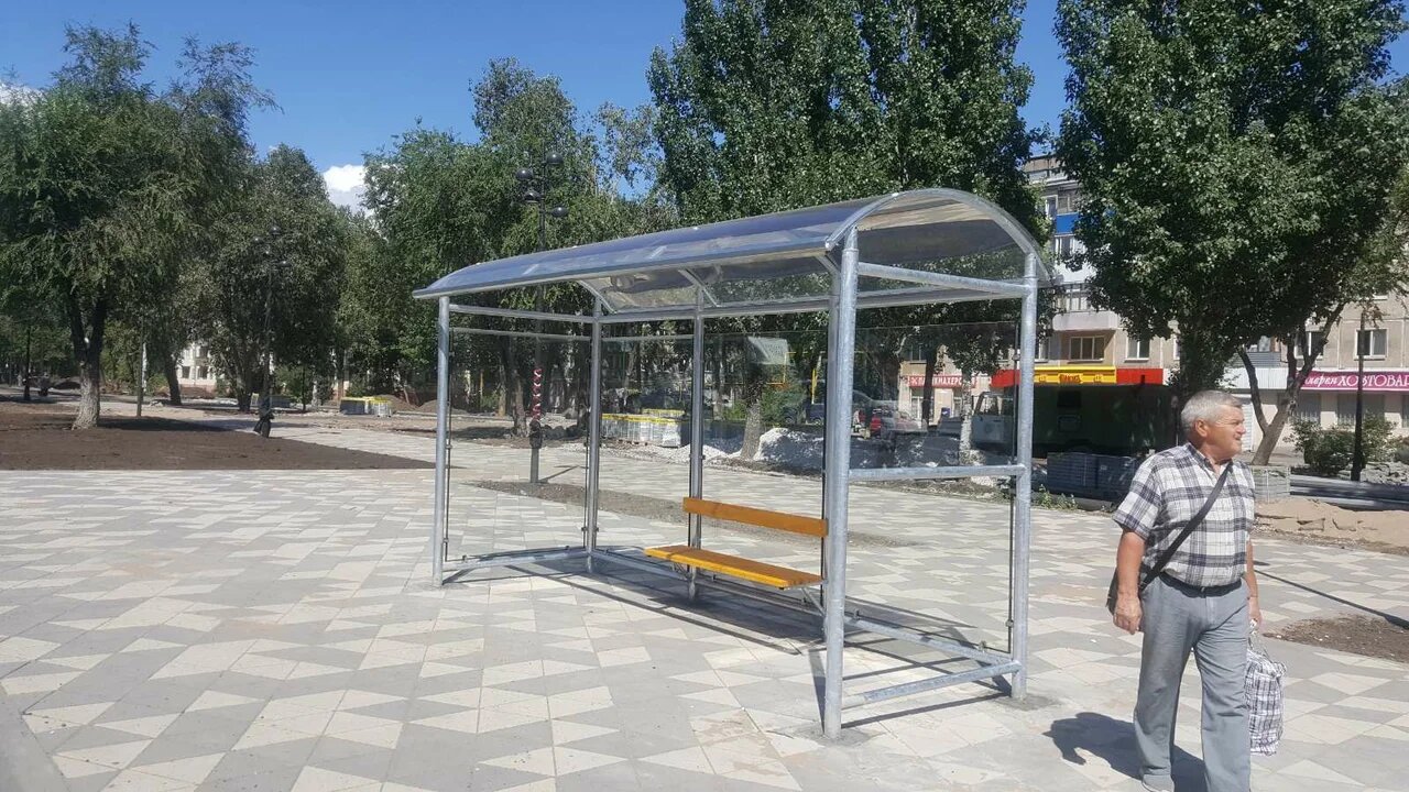 Фотография рекламного носителя, тип: Остановка 1.8x1.2, адрес: Авроры ул., д.121 Х Мориса Тореза ул., в город, Самара, Самарская область, Россия. Сторона B1 №829291