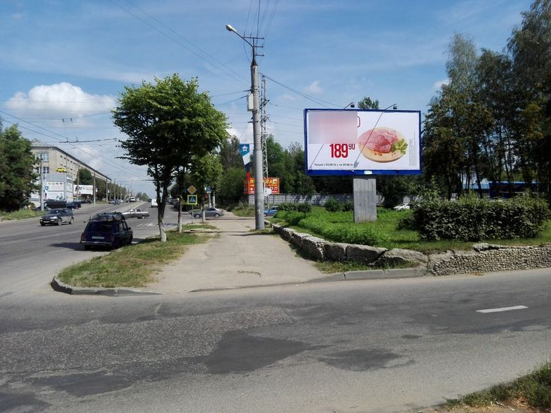 Фотография рекламного носителя, тип: Билборд 3x6, адрес: Шевченко ул., д.84/2 Х Попова ул., Смоленск, Смоленская область, Россия. Сторона А №383070