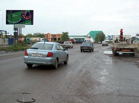 Фотография рекламного носителя, тип: Билборд 3x6, адрес: Итыгина ул., Хакас Газ, Абакан, Республика Хакасия, Россия. Сторона B №425612
