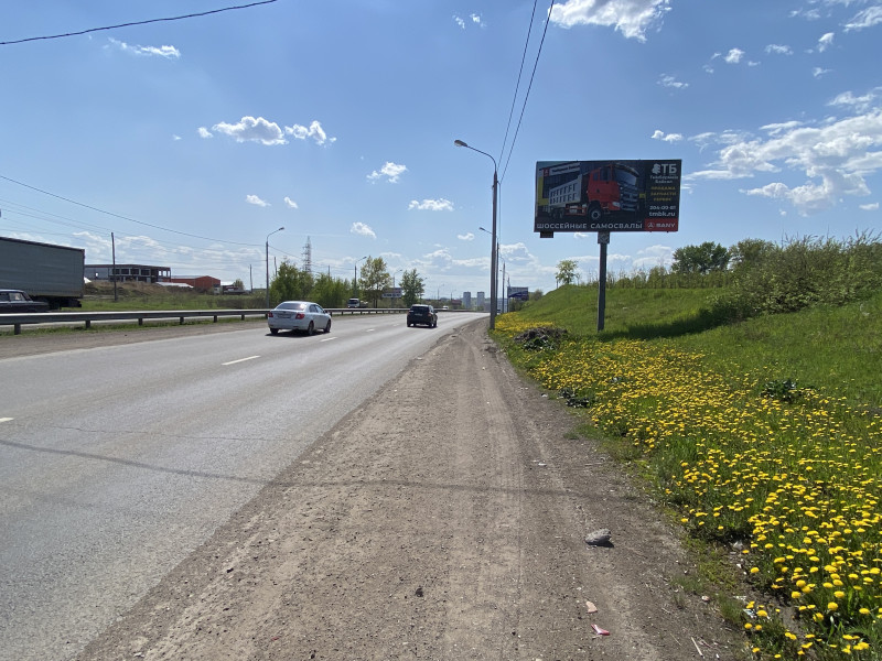 Фотография рекламного носителя, тип: Билборд 3x6, адрес: Енисейский тракт, 8 200м до поста ДПС, Красноярск, Красноярский край, Россия. Сторона А №779918