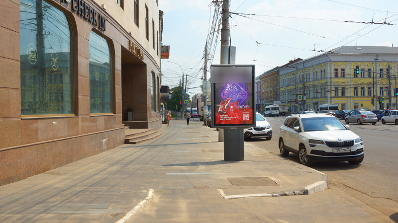 Фотография рекламного носителя, тип: Ситиформат 1.8x1.2, адрес: Советская, ул., д.29, Тула, Тульская область, Россия. Сторона B №805970