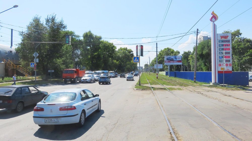 Фотография рекламного носителя, тип: Билборд 3x6, адрес: Локомотивная ул., д.64, Ульяновск, Ульяновская область, Россия. Сторона A №690273