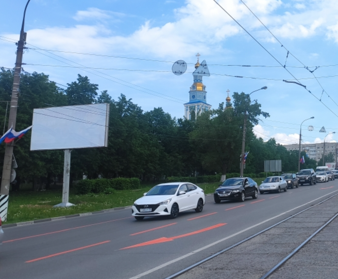 Фотография рекламного носителя, тип: Билборд 3x6, адрес: Минаева ул., Ульяновск, Ульяновская область, Россия. Сторона Б №1326007