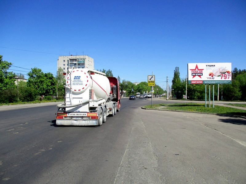 Фотография рекламного носителя, тип: Билборд 3x6, адрес: Ленинского Комсомола пр-т. Х Силикатный пр-зд., Курск, Курская область, Россия. Сторона А №607621