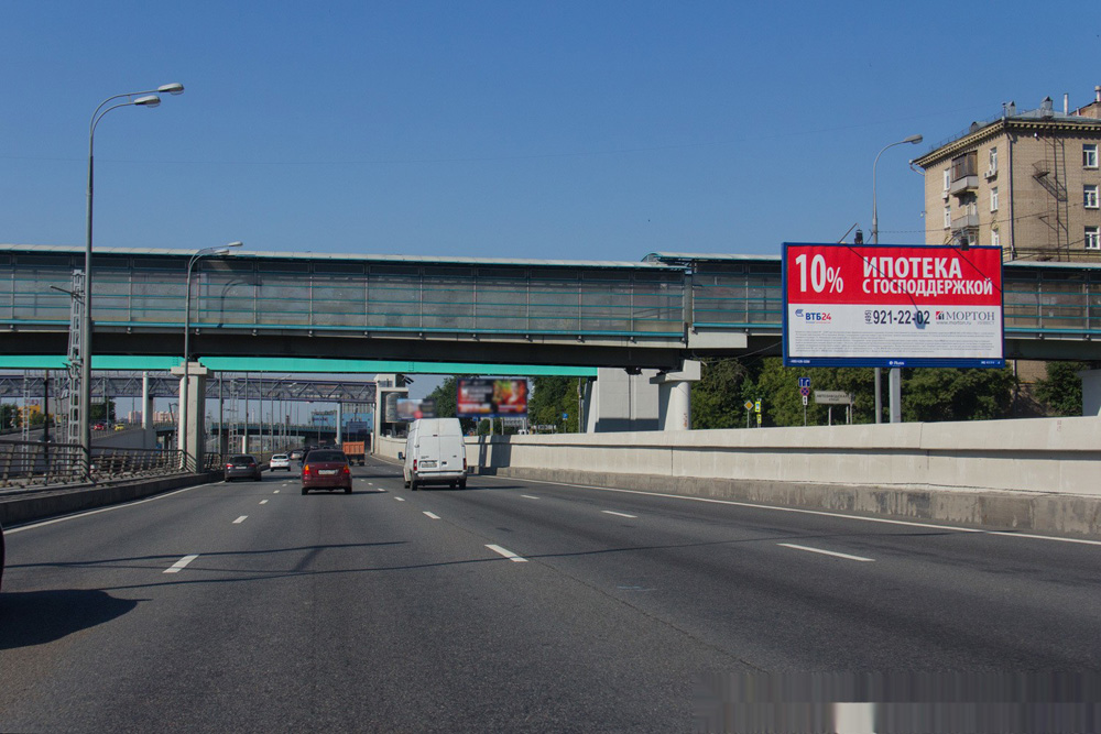 Фотография рекламного носителя, тип: Билборд 3x6, адрес: Юг ТТК, Велозаводская ул., Москва, Россия. Сторона А №325003