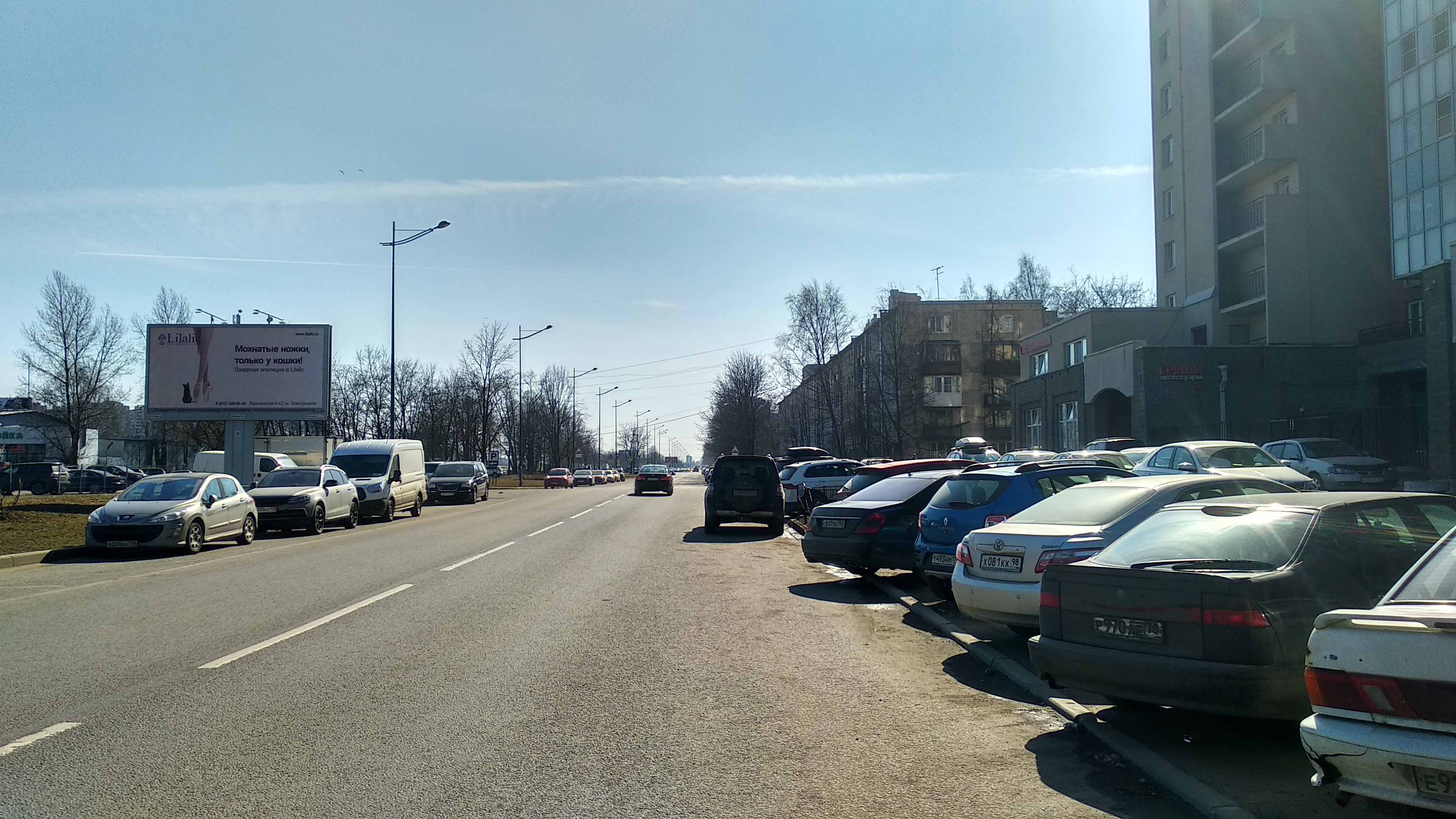 Фотография рекламного носителя, тип: Билборд 3x6, адрес: Витебский пр-т. Х Типанова ул., д.40, Санкт-Петербург, Россия. Сторона Б №680945