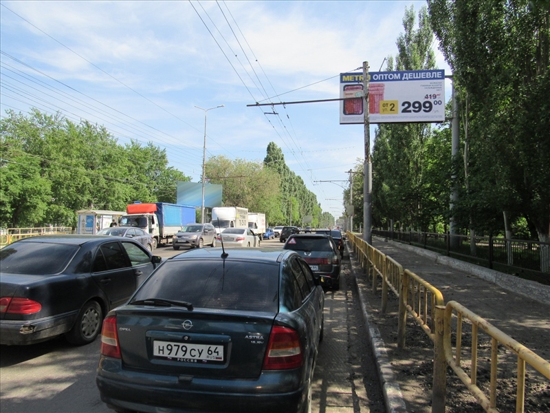 Фотография рекламного носителя, тип: Билборд 3x6, адрес: 50 лет Октября пр-т., д.83, Саратов, Саратовская область, Россия. Сторона А №819359