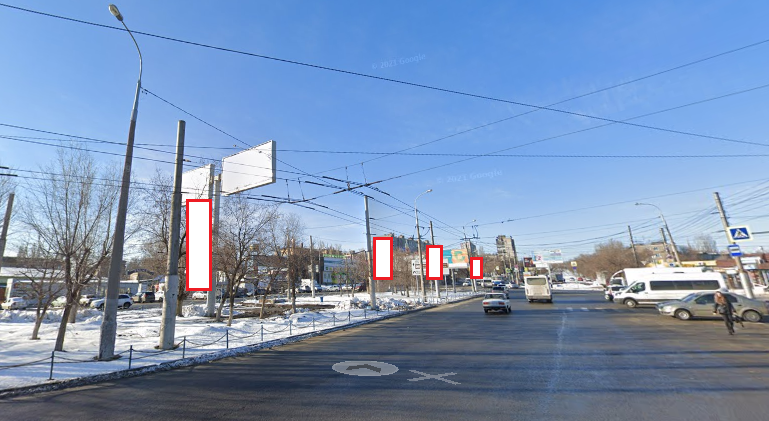 Фотография рекламного носителя, тип: Панель-кронштейн, адрес: Ополченская ул., поз.1, Волгоград, Волгоградская область, Россия. Сторона Б №1097116