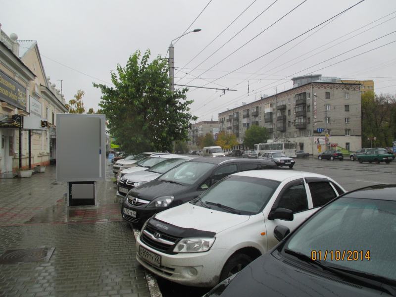 Фотография рекламного носителя, тип: Ситиформат 1.8x1.2, адрес: Строителей пр-т., д.5, Барнаул, Алтайский край, Россия. Сторона В №498192