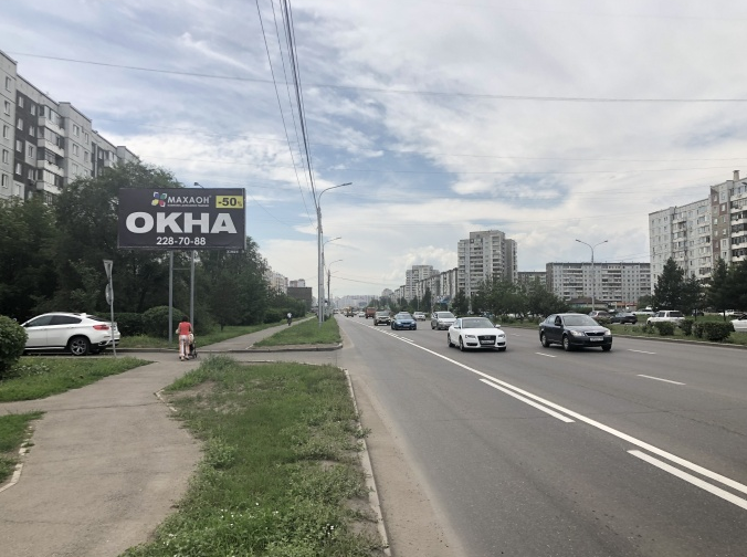 Фотография рекламного носителя, тип: Билборд 3x6, адрес: 9 Мая ул., д.43, Красноярск, Красноярский край, Россия. Сторона Б №779830