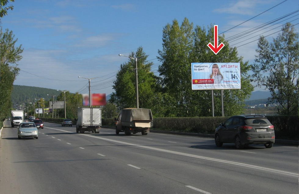 Фотография рекламного носителя, тип: Билборд 3x6, адрес: 30 лет Победы пр-т., 300м до МЖК, слева, Златоуст, Челябинская область, Россия. Сторона А №377567