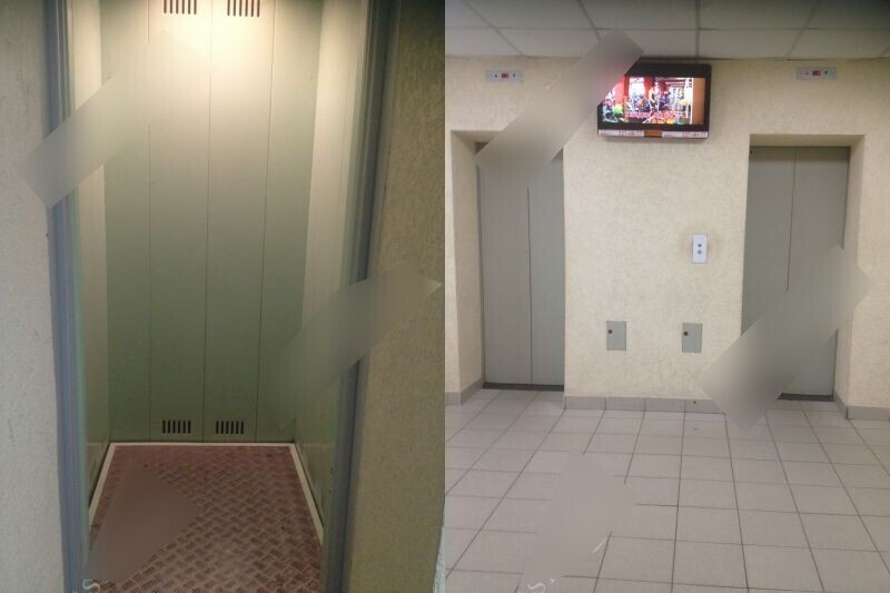 Фотография рекламного носителя, тип: Брендирование лифта, адрес: Бизнес-центр «Адриатика», Красный пр-т., д.200, Новосибирск, Новосибирская область, Россия. Сторона/вариант №656250