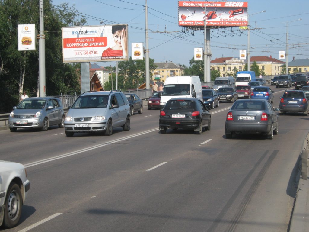 Фотография рекламного носителя, тип: Билборд 3x6, адрес: Предтеченская ул., д.44, Вологда, Вологодская область, Россия. Сторона Б №642841