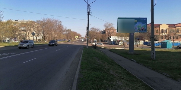 Фотография рекламного носителя, тип: Билборд 3x6, адрес: Владивостокское ш., д.18, Уссурийск, Приморский край, Россия. Сторона А №756853