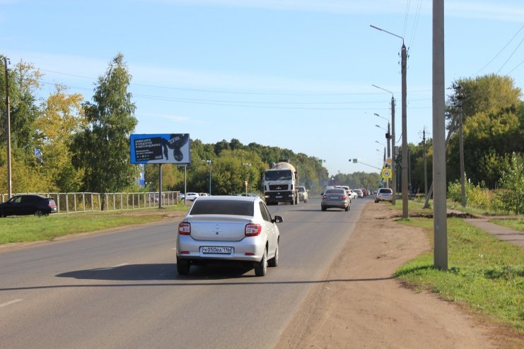 Фотография рекламного носителя, тип: Билборд 3x6, адрес: Энгельса ул., д.142/Р, Чистополь, Республика Татарстан, Россия. Сторона B №685593