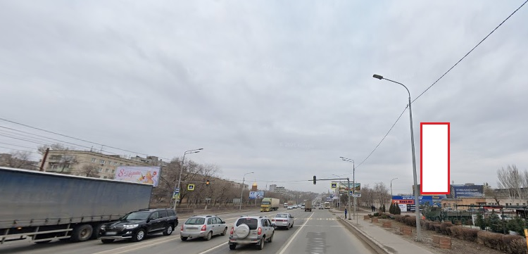 Фотография рекламного носителя, тип: Панель-кронштейн, адрес: Университетский пр-т., поз.4, Волгоград, Волгоградская область, Россия. Сторона А №1097071