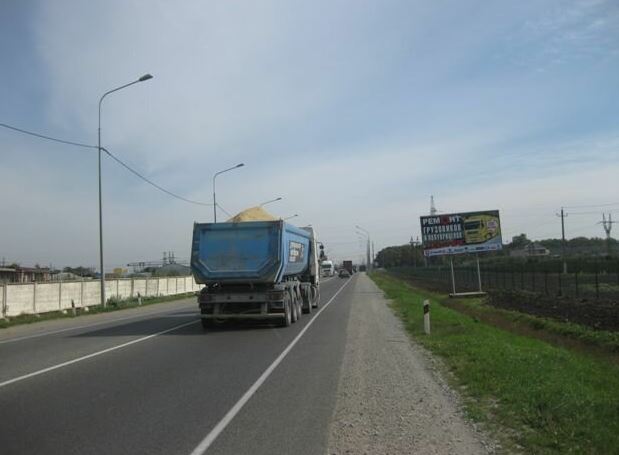 Фотография рекламного носителя, тип: Билборд 3x6, адрес: А-146 а/д., 107 750м, Крымск, Краснодарский край, Россия. Сторона A №1006146