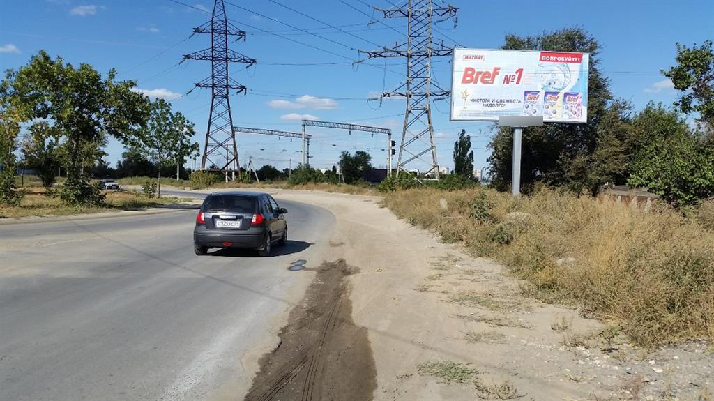 Фотография рекламного носителя, тип: Билборд 3x6, адрес: Электролесовская ул. Х Кабардинская ул., 4м от пересечения, Волгоград, Волгоградская область, Россия. Сторона A №516946