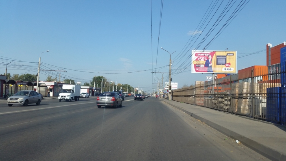 Фотография рекламного носителя, тип: Билборд 3x6, адрес: Кулакова пр-т., д.144, поз.2, Курск, Курская область, Россия. Сторона А1-А3 №708657