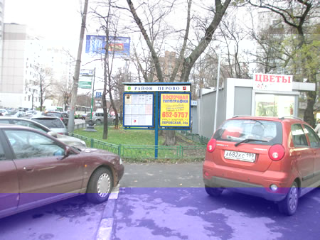 Фотография рекламного носителя, тип: Уличный информационный стенд, адрес: 2-я Владимирская ул., д.38/18, Москва, Россия. Сторона В №518918