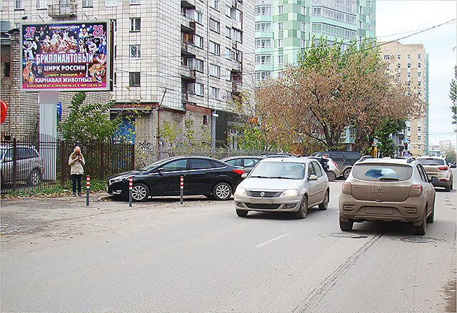 Фотография рекламного носителя, тип: Ситиборд 2.7x3.7, адрес: 25 октября., д.83, Пермь, Пермский край, Россия. Сторона В №424388