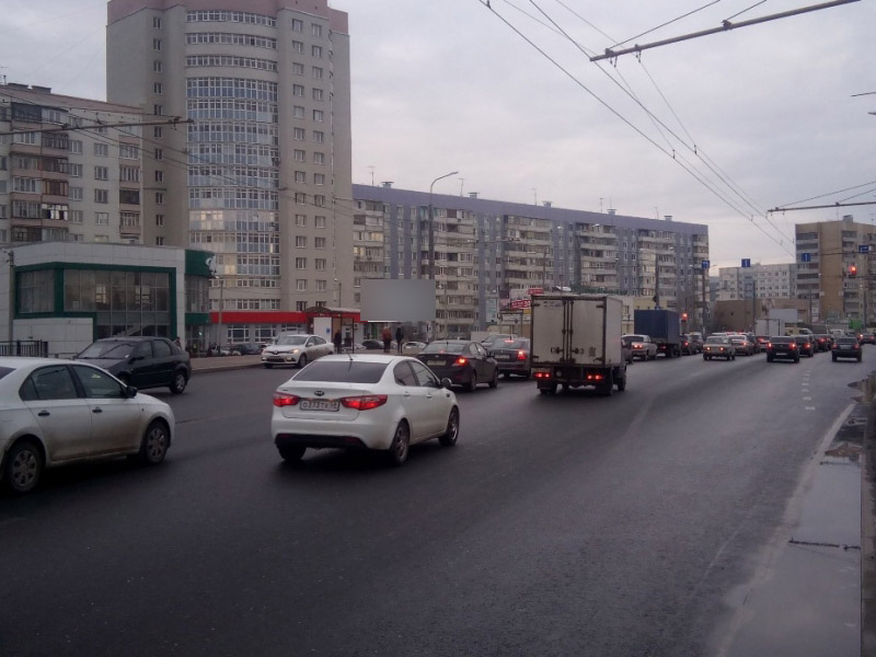 Фотография рекламного носителя, тип: Билборд 3x6, адрес: Терновского ул., д.158в Х Петровская ул., Пенза, Пензенская область, Россия. Сторона Б №571067