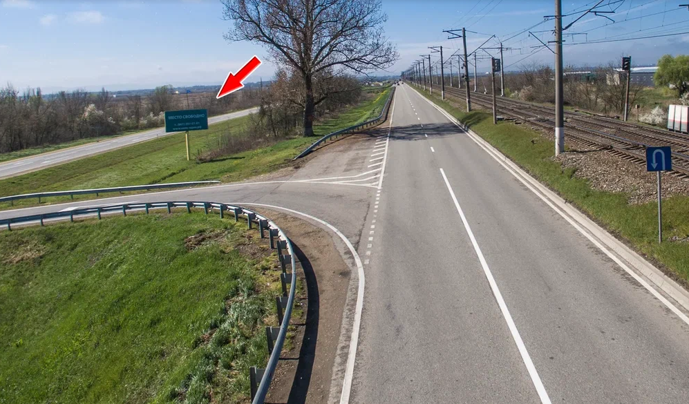 Фотография рекламного носителя, тип: Билборд 3x6, адрес: Краснодар-Новороссийск а/д, 18 134м, Краснодар, Краснодарский край, Россия. Сторона Б №477995