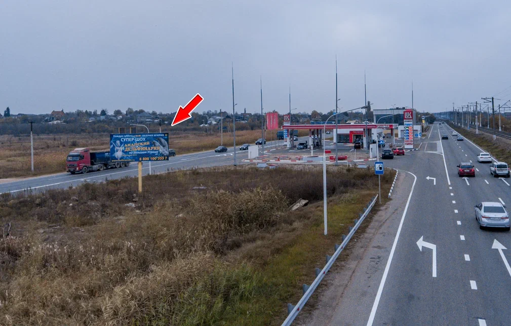 Фотография рекламного носителя, тип: Билборд 3x6, адрес: Краснодар-Новороссийск а/д, 21 870м, Краснодар, Краснодарский край, Россия. Сторона Б №477919