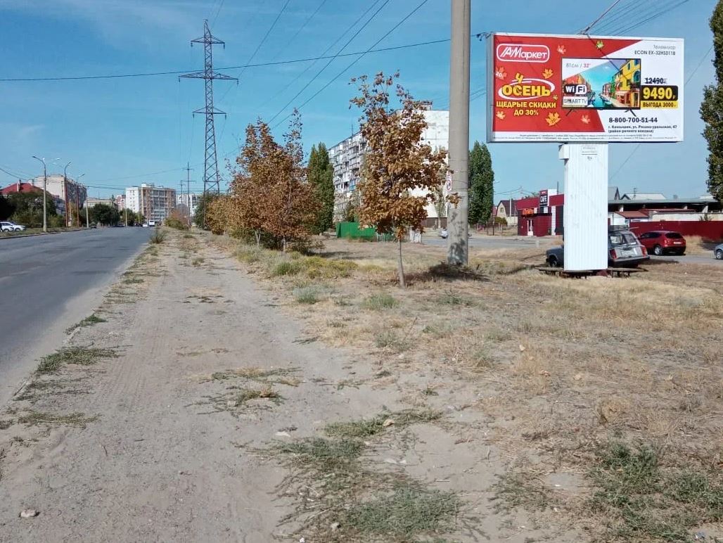 Фотография рекламного носителя, тип: Билборд 3x6, адрес: Базарова ул., д.144, поз.2, Камышин, Волгоградская область, Россия. Сторона A №954054