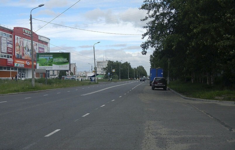 Фотография рекламного носителя, тип: Билборд 3x6, адрес: К.Маркса ул. Х Арктическая ул., Северодвинск, Архангельская область, Россия. Сторона Б №667793