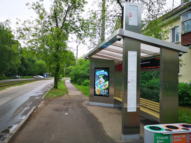 Фотография рекламного носителя, тип: Остановка, адрес: Вождей Революции ул., ост. Вождей Революции ул., Нижний Новгород, Нижегородская область, Россия. Сторона A1-А10 №1005883