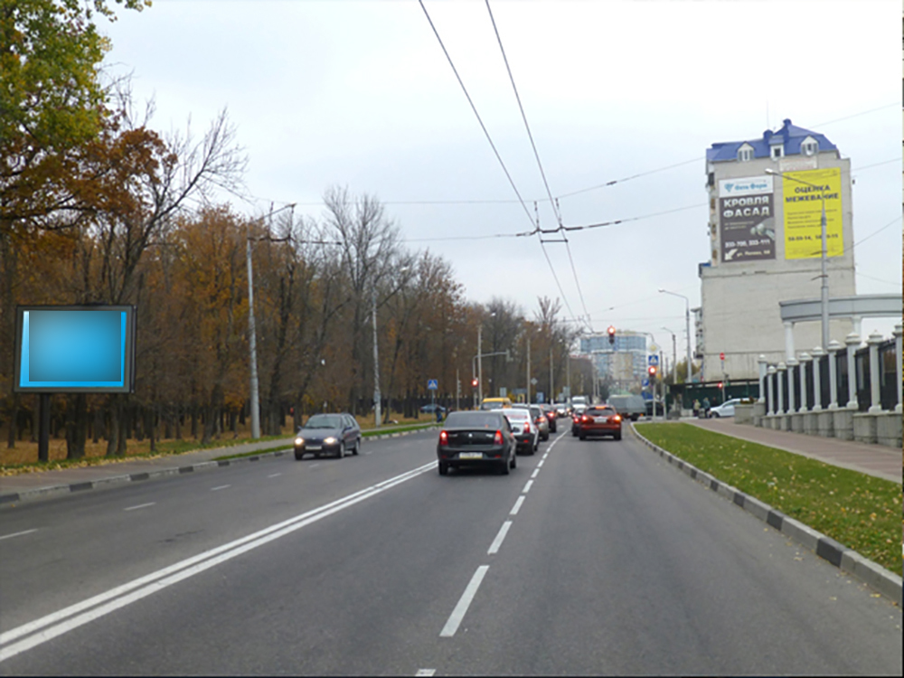 Фотография рекламного носителя, тип: Ситиборд 2.7x3.7, адрес: Попова ул., Центральный парк, Белгород, Белгородская область, Россия. Сторона Б №566611