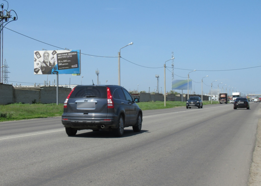 Фотография рекламного носителя, тип: Билборд 3x6, адрес: Пушкина ул., 270м за пересечением с ул. Волжской военной флотилии, Волгоград, Волгоградская область, Россия. Сторона Б №523704