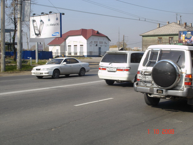 Фотография рекламного носителя, тип: Билборд 3x6, адрес: 60 лет Октября пр-т., д.205, Хабаровск, Хабаровский край, Россия. Сторона B №482058