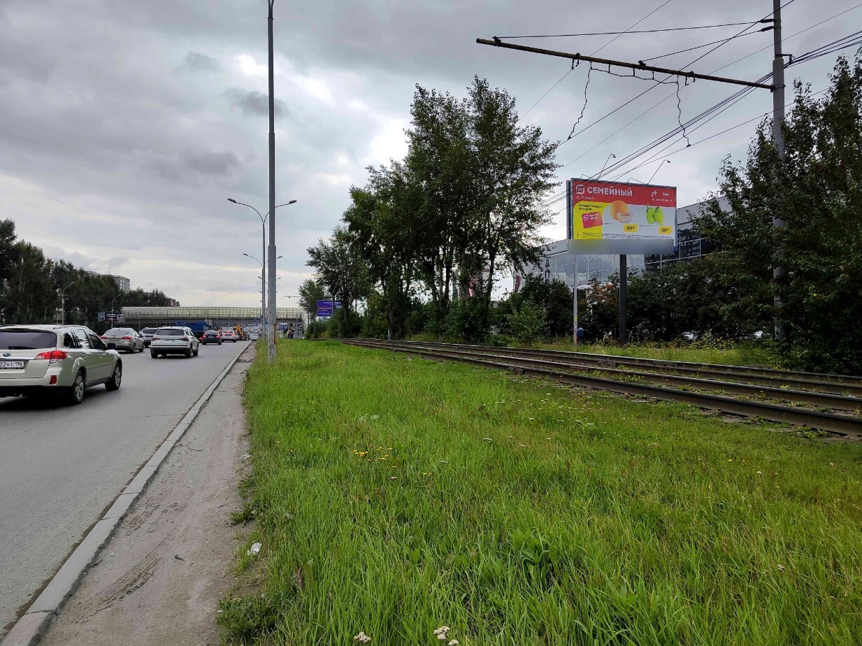 Фотография рекламного носителя, тип: Билборд 3x6, адрес: Бебеля ул., д.115 X Таватуйская ул., Екатеринбург, Свердловская область, Россия. Сторона А №649809
