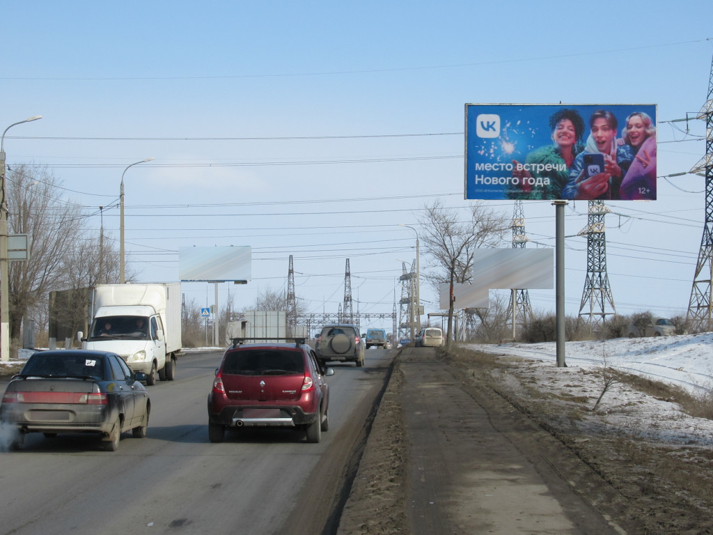 Фотография рекламного носителя, тип: Билборд 3x6, адрес: Николая Отрады ул., напротив д.27А, Волгоград, Волгоградская область, Россия. Сторона А №1054388