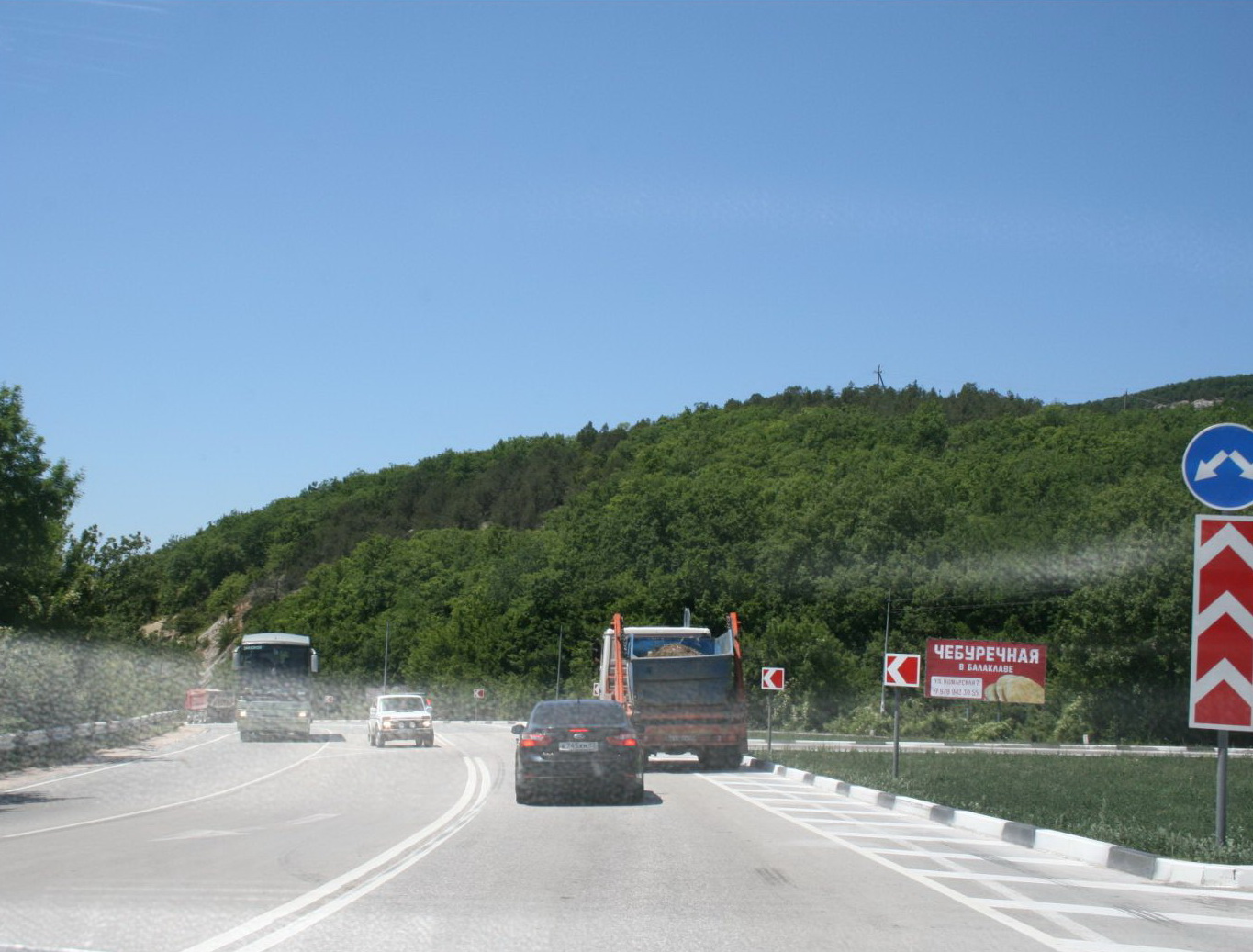 Фотография рекламного носителя, тип: Билборд 3x6, адрес: Ялта-Севастополь а/д, поворот на Орлиное с., Севастополь, Россия. Сторона А №771952