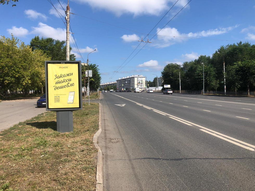 Фотография рекламного носителя, тип: Ситиформат 1.8x1.2, адрес: Декабристов ул., д.117, Казань, Республика Татарстан, Россия. Сторона Б №706691