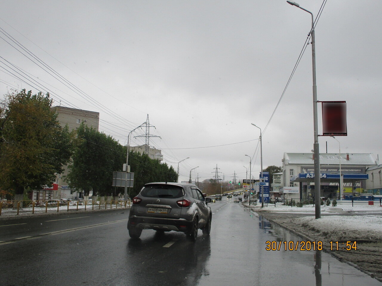 Фотография рекламного носителя, тип: Панель-кронштейн, адрес: Ново-Астраханское ш., д.109/3, Саратов, Саратовская область, Россия. Сторона А №834767