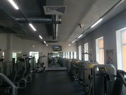 Фотография рекламного носителя, тип: Видеоэкран, адрес: Фитнес-центр «Fitness House на Краснопутиловской», Краснопутиловская ул., д.111А, Санкт-Петербург, Россия. Сторона/вариант 4 №981109