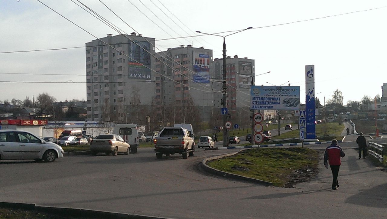 Фотография рекламного носителя, тип: Брандмауэр, адрес: Бойцов 9 Дивизии ул., д.181Б, Курск, Курская область, Россия. Сторона A №480432