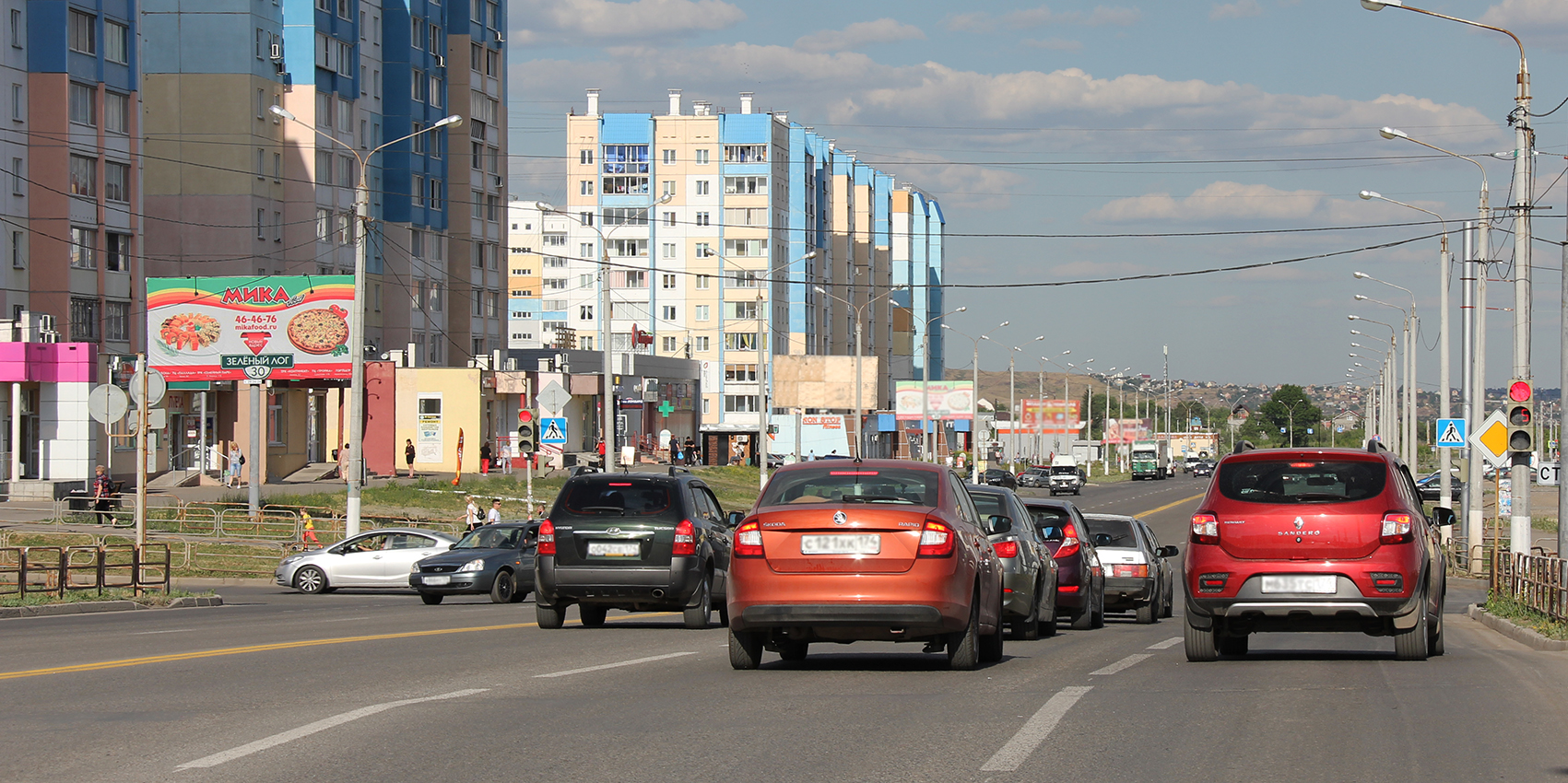 Фотография рекламного носителя, тип: Билборд 3x6, адрес: Жукова ул., д.23 Х Зеленый Лог пер., Магнитогорск, Челябинская область, Россия. Сторона Б №1052280