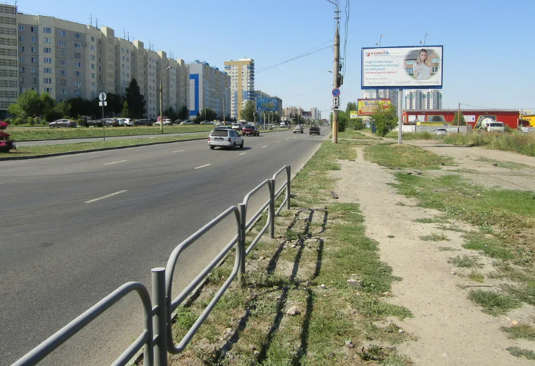 Фотография рекламного носителя, тип: Билборд 3x6, адрес: Голикова пр-т., мкр.,6, Курган, Курганская область, Россия. Сторона А №589243
