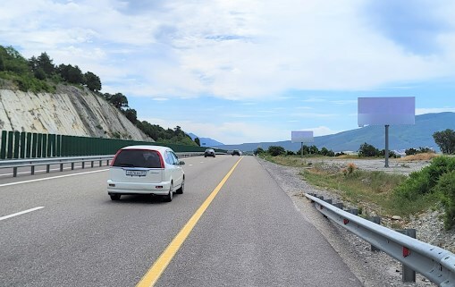 Фотография рекламного носителя, тип: Билборд 3x6, адрес: М-4 "Дон" а/д, 1 528 100м, Геленджик, Краснодарский край, Россия. Сторона A №962128