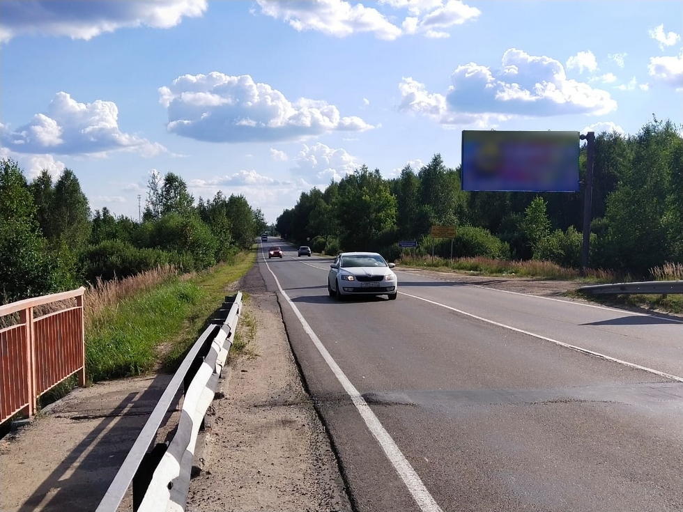 Фотография рекламного носителя, тип: Билборд 3x6, адрес: Ногинск-Боровково-Стромынь-Крест а/д, 1 200м от перекрестка, Ногинск, Московская область, Россия. Сторона А №1014584