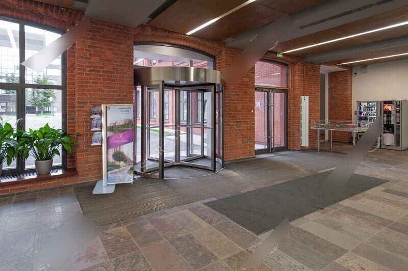 Фотография рекламного носителя, тип: Диспенсер листовок, адрес: Бизнес-центр «Буревестник», 3-я Рыбинская ул., д.18, стр.22, Москва, Россия. Сторона/вариант №654419