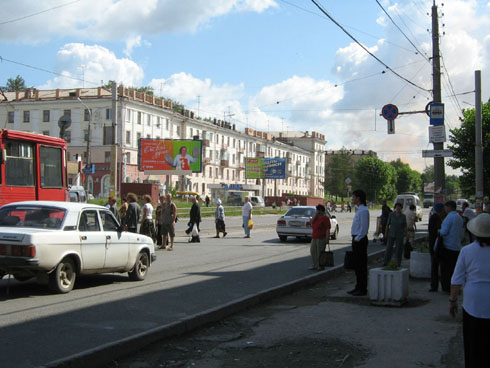 Фотография рекламного носителя, тип: Билборд 3x6, адрес: Победы ул., д.43а Х Пархоменко ул., Нижний Тагил, Свердловская область, Россия. Сторона B1-B3 №484533