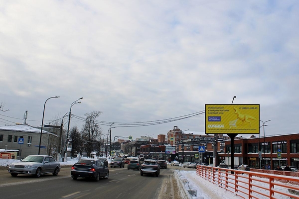 Фотография рекламного носителя, тип: Билборд 3x6, адрес: Площадь Свободы ул., д.2к1, Наро-Фоминск, Московская область, Россия. Сторона А1 №1068904
