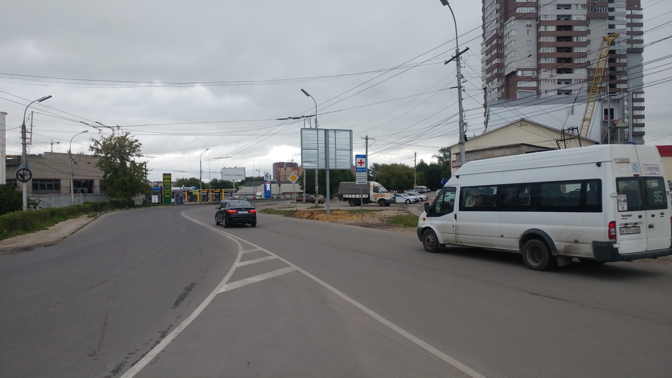 Фотография рекламного носителя, тип: Ситиборд 2.7x3.7, адрес: Касимовское ш., д.8, Рязань, Рязанская область, Россия. Сторона А1-А3 №776158